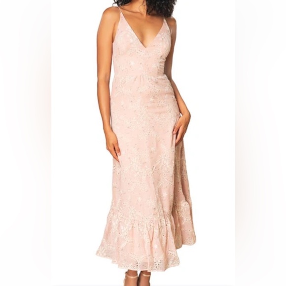 Dress The Population Sunny‎ Embroidered Dress Women’s Size Small - Picture 1 of 13
